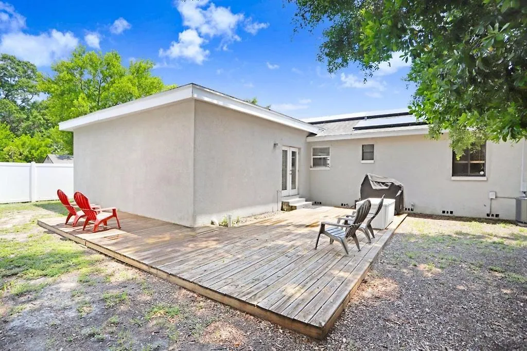 度假居 South Tampa Oasis 3 Bedroom 2 Ba